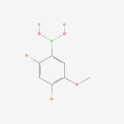 89677-46-3 (2,4-Dibromo-5-methoxyphenyl)boronic acid chemical structure
