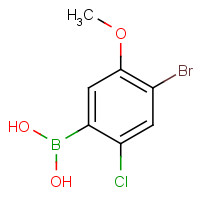 850567-94-1 (4-Bromo-2-chloro-5-methoxyphenyl)boronic acid chemical structure