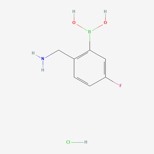 850568-03-5 [2-(Aminomethyl)-5-fluorophenyl]boronic acid hydrochloride (1:1) chemical structure