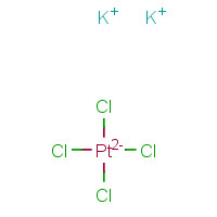 10025-99-7 dipotassium tetrachloroplatinate chemical structure
