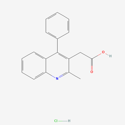 17401-15-9 (2-Methyl-4-phenyl-3-quinoliniumyl)acetate chemical structure
