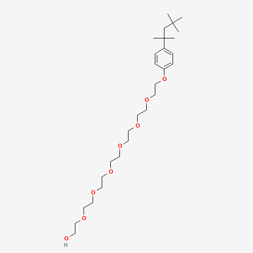 9036-19-5 2-{2-[4-(2,4,4-Trimethyl-2-pentanyl)phenoxy]ethoxy}ethanol chemical structure