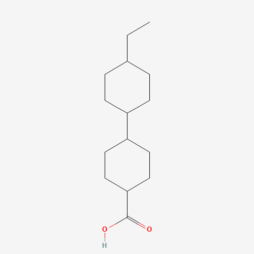 84976-67-0 (1r,4r)-4-Ethyl-1,1'-bi(cyclohexyl)-4-carboxylic acid chemical structure