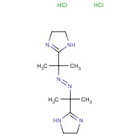 27776-21-2 2,2'-[(E)-1,2-Diazenediyldi-2,2-propanediyl]bis-4,5-dihydro-1H-imidazole dihydrochloride chemical structure