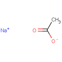 126-96-5 Sodium acetate chemical structure