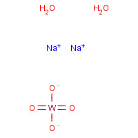 10213-10-2 Sodium dioxido(dioxo)tungsten hydrate (2:1:2) chemical structure