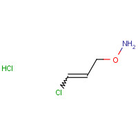 96992-71-1 (1E)-3-(Aminooxy)-1-chloro-1-propene hydrochloride (1:1) chemical structure