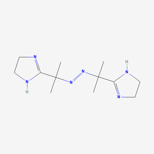 20858-12-2 2,2'-[(E)-1,2-Diazenediyldi-2,2-propanediyl]bis(4,5-dihydro-1H-imidazole) chemical structure