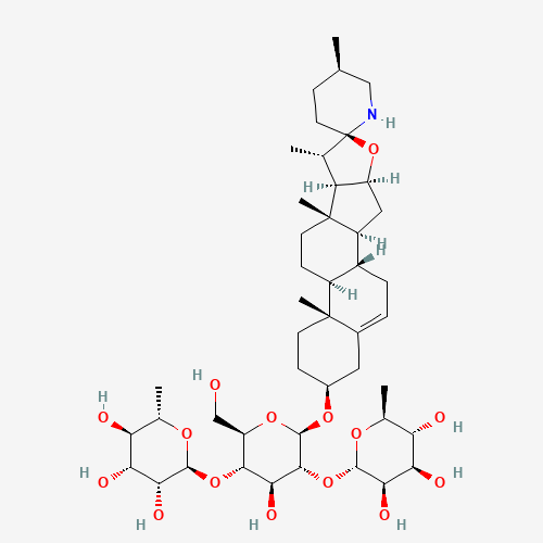 20311-51-7 (3b,22a,25R)-Spirosol-5-en-3-yl 6-deoxy-a-L-mannopyranosyl-(1->2)-[6-deoxy-a-L-mannopyranosyl-(1->4)]-b-D-glucopyranoside chemical structure