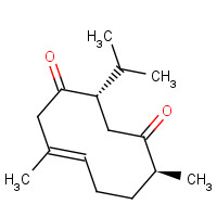 13657-68-6 (3S,6E,10S)-3-Isopropyl-6,10-dimethyl-6-cyclodecene-1,4-dione chemical structure