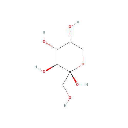 7660-25-5 b-D-Fructopyranose chemical structure