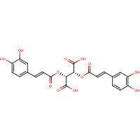 6537-80-0 (2R,3R)-2,3-Bis{[(2E)-3-(3,4-dihydroxyphenyl)-2-propenoyl]oxy}succinic acid chemical structure