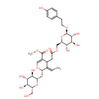 39011-92-2 2-(4-Hydroxyphenyl)ethyl 6-O-{[(2S,3E)-3-ethylidene-2-(b-D-glucopyranosyloxy)-5-(methoxycarbonyl)-3,4-dihydro-2H-pyran-4-yl]acetyl}-b-D-glucopyranoside chemical structure