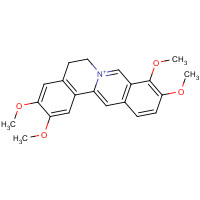 10605-02-4 2,3,9,10-Tetramethoxy-5,6-dihydroisoquinolino[3,2-a]isoquinolinium chemical structure