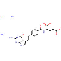357166-30-4 Sodium (2S)-2-({4-[2-(2-amino-4-oxo-4,7-dihydro-1H-pyrrolo[2,3-d]pyrimidin-5-yl)ethyl]benzoyl}amino)pentanedioate hydrate (2:1:1) chemical structure