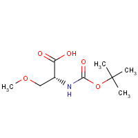 86123-95-7 O-Methyl-N-{[(2-methyl-2-propanyl)oxy]carbonyl}-D-serine chemical structure
