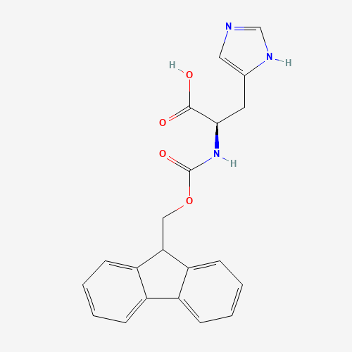 157355-79-8 FMOC-D-HIS-OH chemical structure