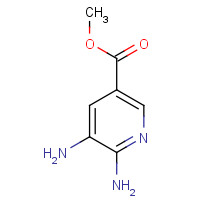 104685-76-9 5,6-DIAMINOPYRIDINE-3-CARBOXYLIC ACID METHYL ESTER chemical structure
