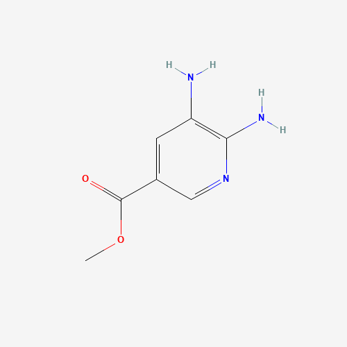 104685-76-9 5,6-DIAMINOPYRIDINE-3-CARBOXYLIC ACID METHYL ESTER chemical structure