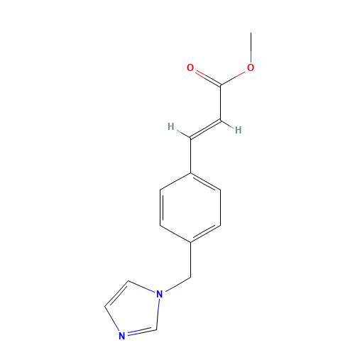 866157-50-8 Methyl (2E)-3-[4-(1H-imidazol-1-ylmethyl)phenyl]acrylate chemical structure