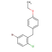 461432-23-5 4-Bromo-1-chloro-2-(4-ethoxybenzyl)benzene chemical structure