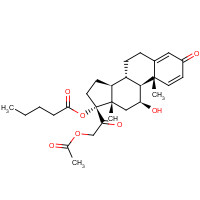 72064-79-0 (11b)-21-Acetoxy-11-hydroxy-3,20-dioxopregna-1,4-dien-17-yl valerate chemical structure