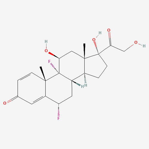 806-29-1 (6a,11b)-6,9-Difluoro-11,17,21-trihydroxypregna-1,4-diene-3,20-dione chemical structure