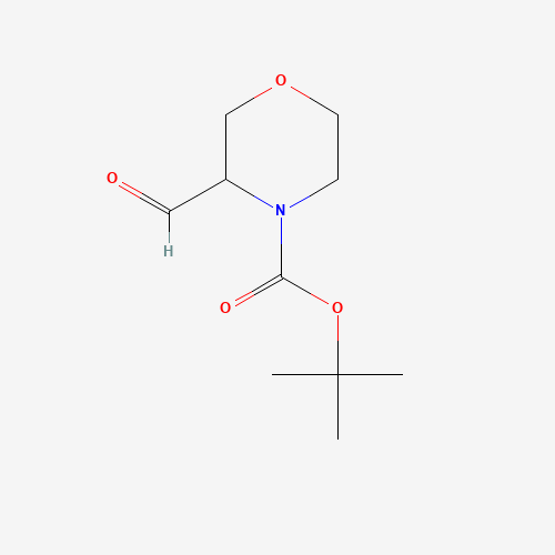 833474-06-9 3-FORMYL-MORPHOLINE-4-CARBOXYLIC ACID TERT-BUTYL ESTER chemical structure