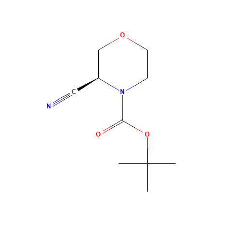 1257856-86-2 (S)-4-Boc-3-cyanomorpholine chemical structure