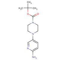 571188-59-5 tert-Butyl-4-(6-aminopyridin-3-yl)piperazin-1-carboxylate chemical structure