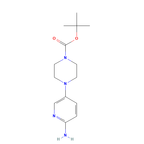 571188-59-5 tert-Butyl-4-(6-aminopyridin-3-yl)piperazin-1-carboxylate chemical structure