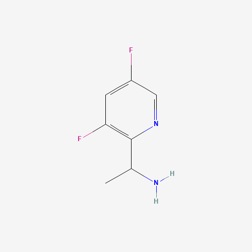 915720-76-2 1-(3,5-Difluoro-2-pyridinyl)ethanamine chemical structure