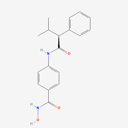 935881-37-1 N-Hydroxy-4-{[(2S)-3-methyl-2-phenylbutanoyl]amino}benzamide chemical structure