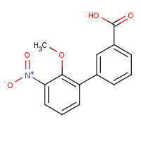 376591-94-5 2'-Methoxy-3'-nitro-3-biphenylcarboxylic acid chemical structure