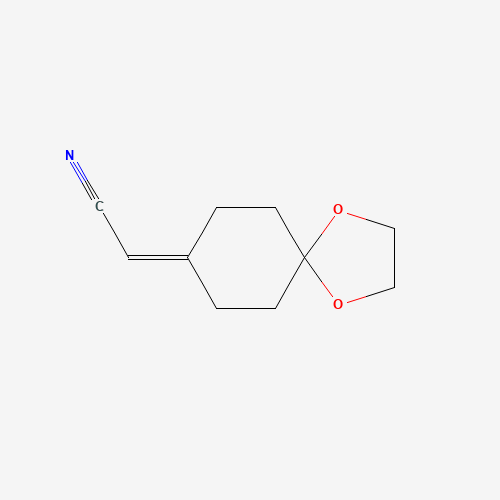 124499-35-0 2-(1,4-Dioxaspiro[4.5]decan-8-ylidene)acetonitrile chemical structure