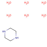 142-63-2 PIPERAZINE HEXAHYDRATE chemical structure