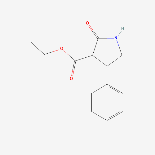 52450-32-5 Ethyl 2-oxo-4-phenylpyrrolidine-3-carboxylate chemical structure