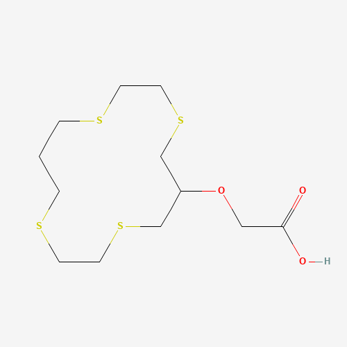 162316-50-9 (1,4,8,11-Tetrathiacyclotetradecan-6-yloxy)acetic acid chemical structure