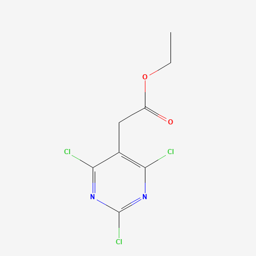 889944-72-3 (2,4,6-Trichloro-pyrimidin-5-yl)-acetic acid ethyl ester chemical structure