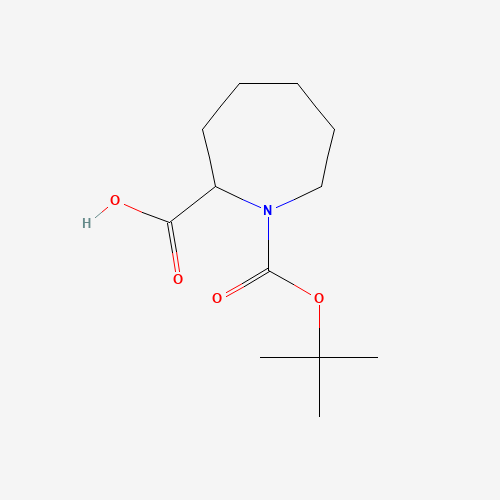1034708-26-3 1-(tert-butoxycarbonyl)azepane-2-carboxylic acid chemical structure