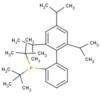 564483-19-8 Bis(2-methyl-2-propanyl)(2',4',6'-triisopropyl-2-biphenylyl)phosphine chemical structure