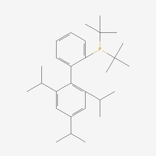 564483-19-8 Bis(2-methyl-2-propanyl)(2',4',6'-triisopropyl-2-biphenylyl)phosphine chemical structure