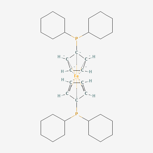 146960-90-9 1-(Dicyclohexylphosphino)-1,2,3,4,5-cyclopentanepentayl - iron (2:1) chemical structure