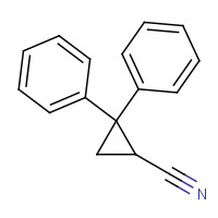 30932-41-3 2,2-Diphenylcyclopropanecarbonitrile chemical structure