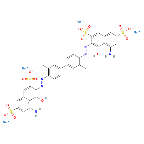 72-57-1 TRYPAN BLUE chemical structure