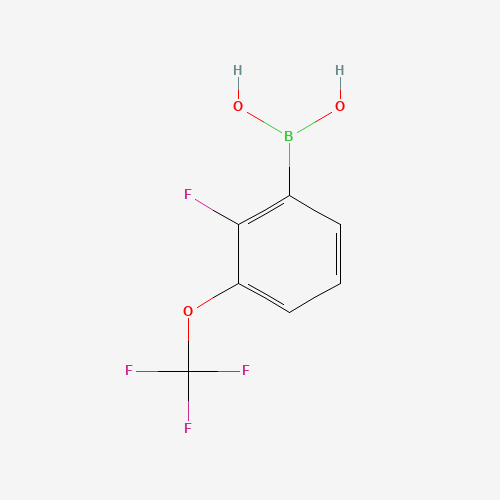 881402-25-1 [2-Fluoro-3-(trifluoromethoxy)phenyl]boronic acid chemical structure