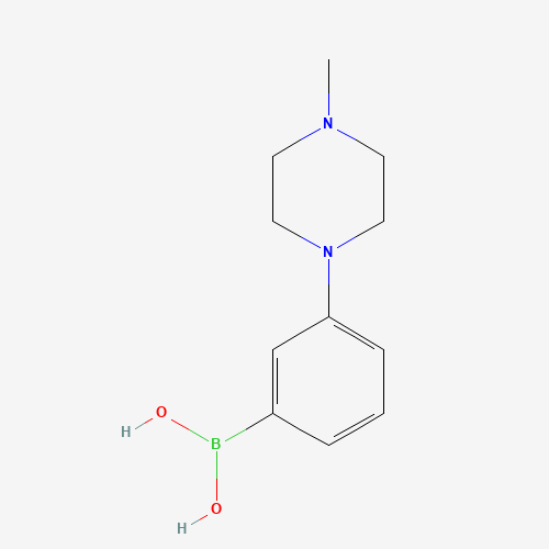 1139717-76-2 [3-(4-Methyl-1-piperazinyl)phenyl]boronic acid chemical structure