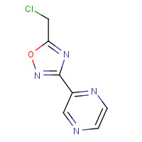 114346-91-7 2-[5-(Chloromethyl)-1,2,4-oxadiazol-3-yl]pyrazine chemical structure