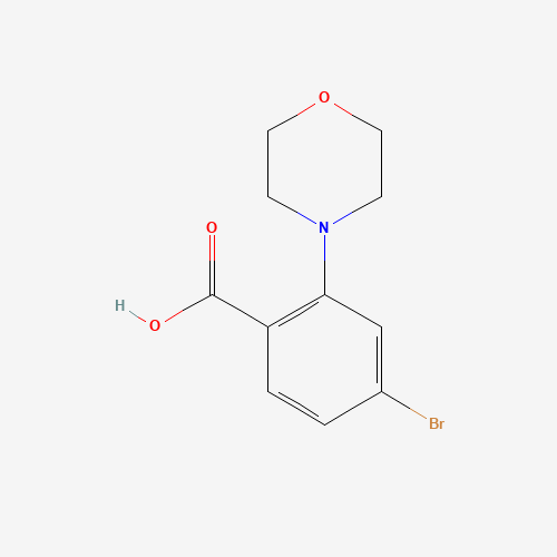 1099687-03-2 4-Bromo-2-(morpholin-4-yl)benzoic acid chemical structure