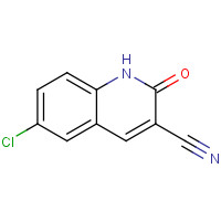 94856-52-7 6-Chloro-2-oxo-1,2-dihydro-3-quinolinecarbonitrile chemical structure